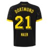 Virallinen Fanipaita Borussia Dortmund Malen 21 Vieraspelipaita 2023-24 - Miesten